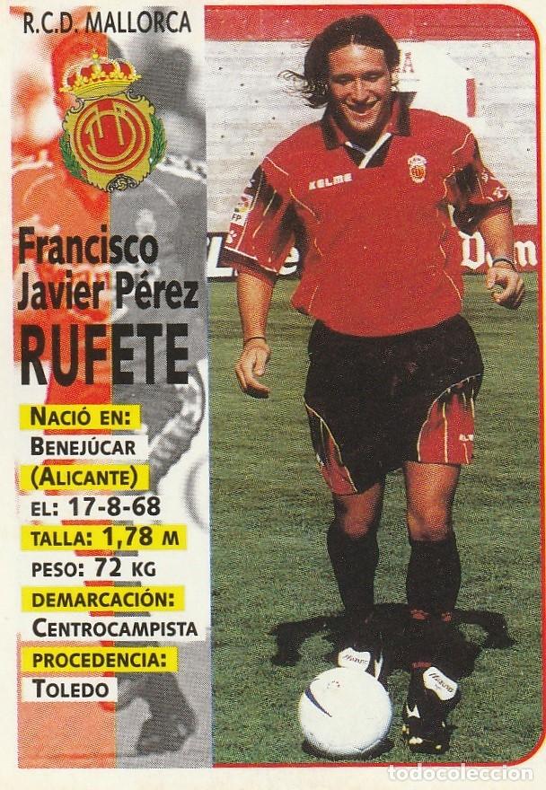 Cromos de F&uacute;tbol: PANINI 98-99. COLOCA RUFETE. NUNCA PEGADO.