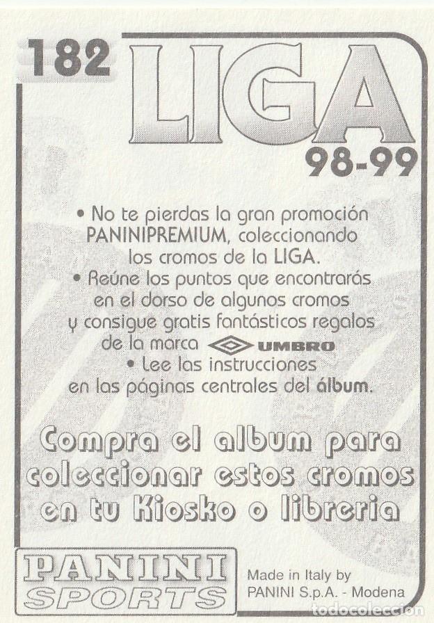 Cromos de f&uacute;tbol: PANINI 98-99. CRIST&Oacute;BAL. NUNCA PEGADO. - Foto 2