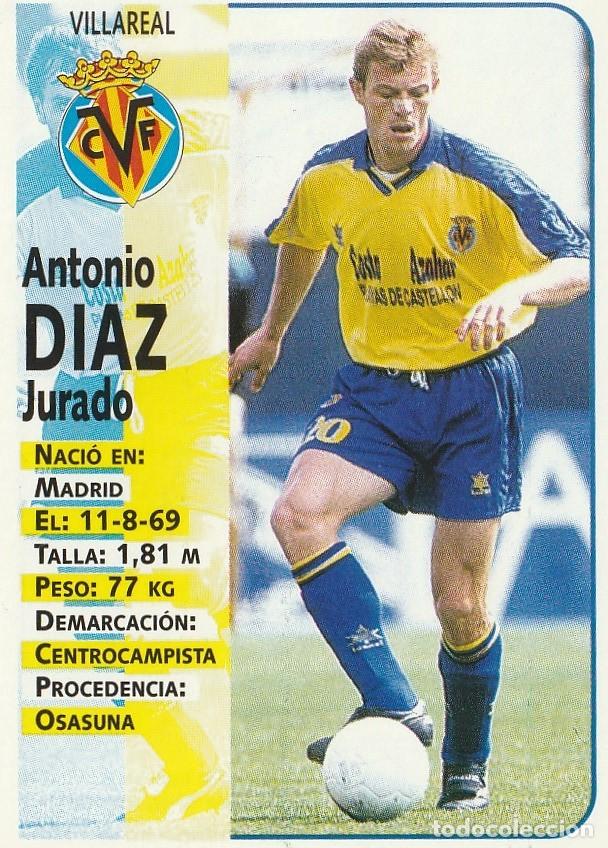 Cromos de F&uacute;tbol: PANINI 98-99. ANTONIO D&Iacute;AZ. NUNCA PEGADO.