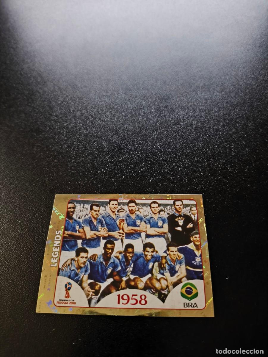 Cromos de F&uacute;tbol: 672 BRASIL LEGENDS PELE SIN PEGAR FIFA WORLD CUP MUNDIAL RUSIA 2018 NO LIGA ESTE
