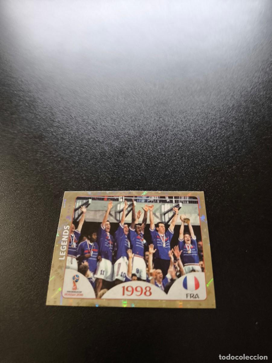 Cromos de F&uacute;tbol: 678 FRANCIA LEGENDS SIN PEGAR FIFA WORLD CUP MUNDIAL RUSIA 2018 NO LIGA ESTE