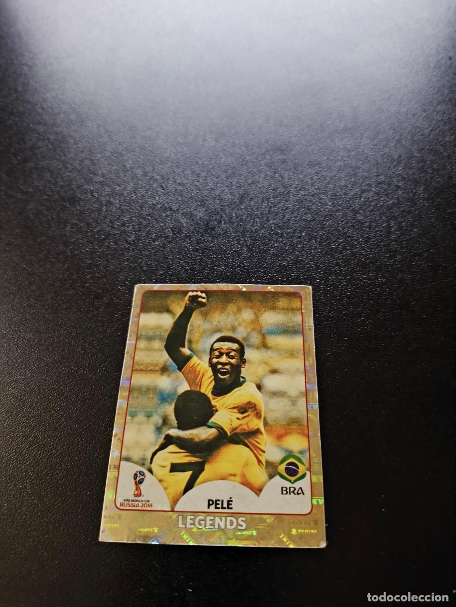 Cromos de F&uacute;tbol: 680 PELE BRASIL LEGENDS SIN PEGAR FIFA WORLD CUP MUNDIAL RUSIA 2018 NO LIGA ESTE