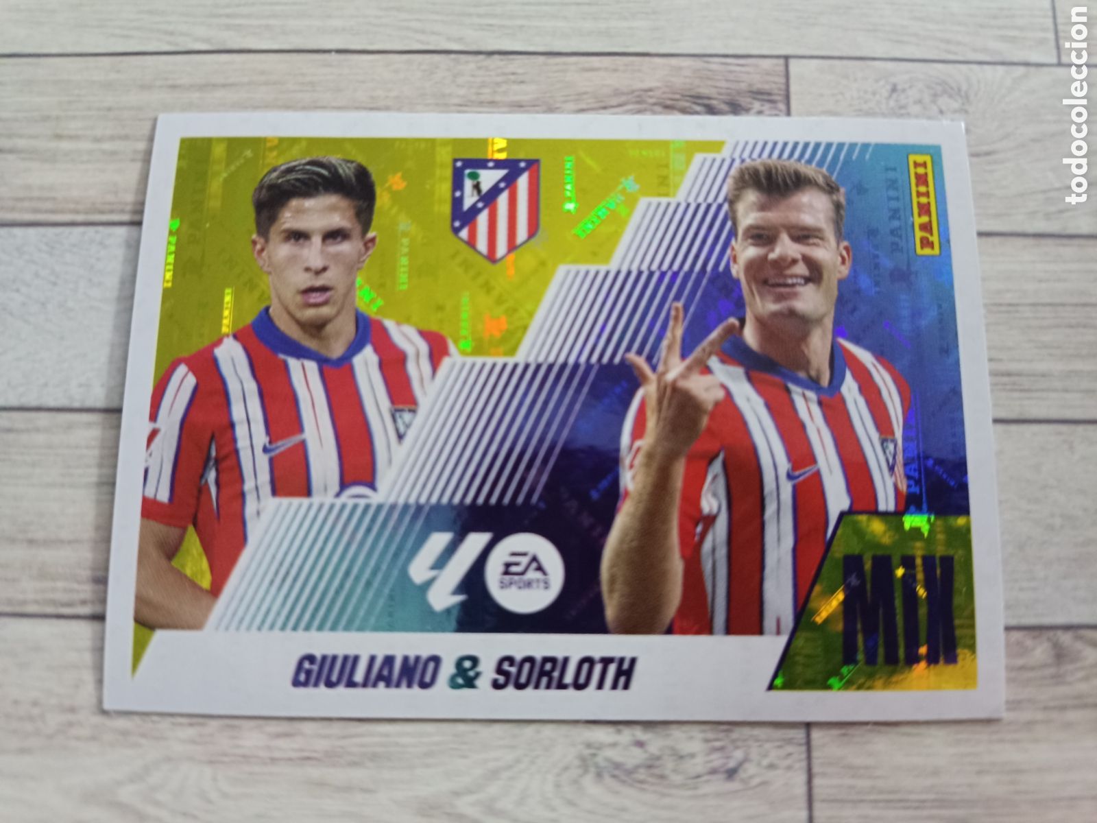 Cromos de F&uacute;tbol: 9 GIULIANO SORLOTH MIX ATL&Eacute;TICO DE MADRID LIGA ESTE 2025 2026 PANINI 25 26 SIN PEGAR