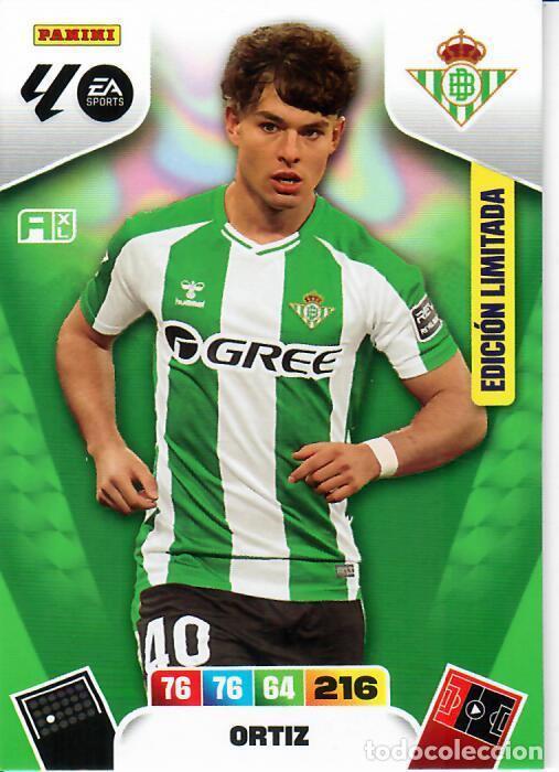 Cromos de F&uacute;tbol: PANINI ADRENALYN - LIGA 2025-26 (25 - 26) - ORTIZ - BETIS - EDICION LIMITADA