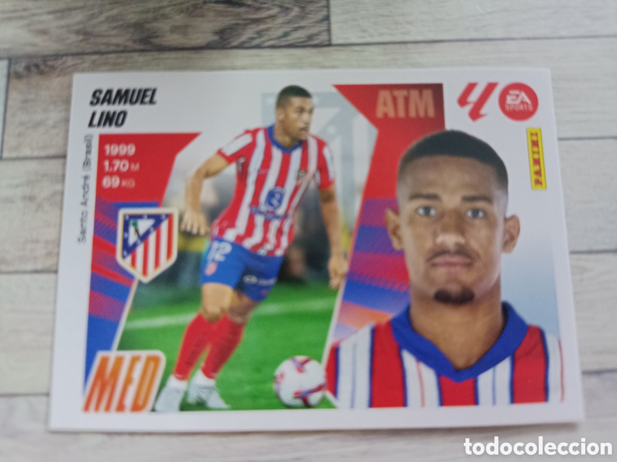 Cromos de F&uacute;tbol: 15 SAMUEL LINO ATL&Eacute;TICO DE MADRID LIGA ESTE 2025 2026 PANINI 25 26 SIN PEGAR