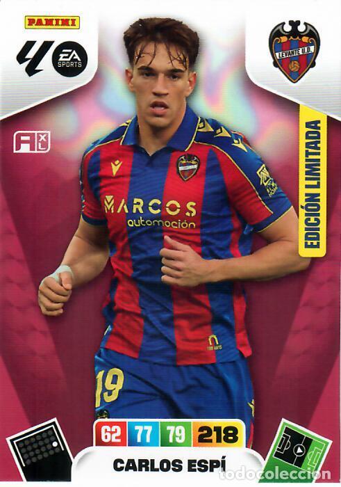 Cromos de F&uacute;tbol: PANINI ADRENALYN - LIGA 2025-26 (25 - 26) - CARLOS ESP&Iacute; - LEVANTE - EDICION LIMITADA