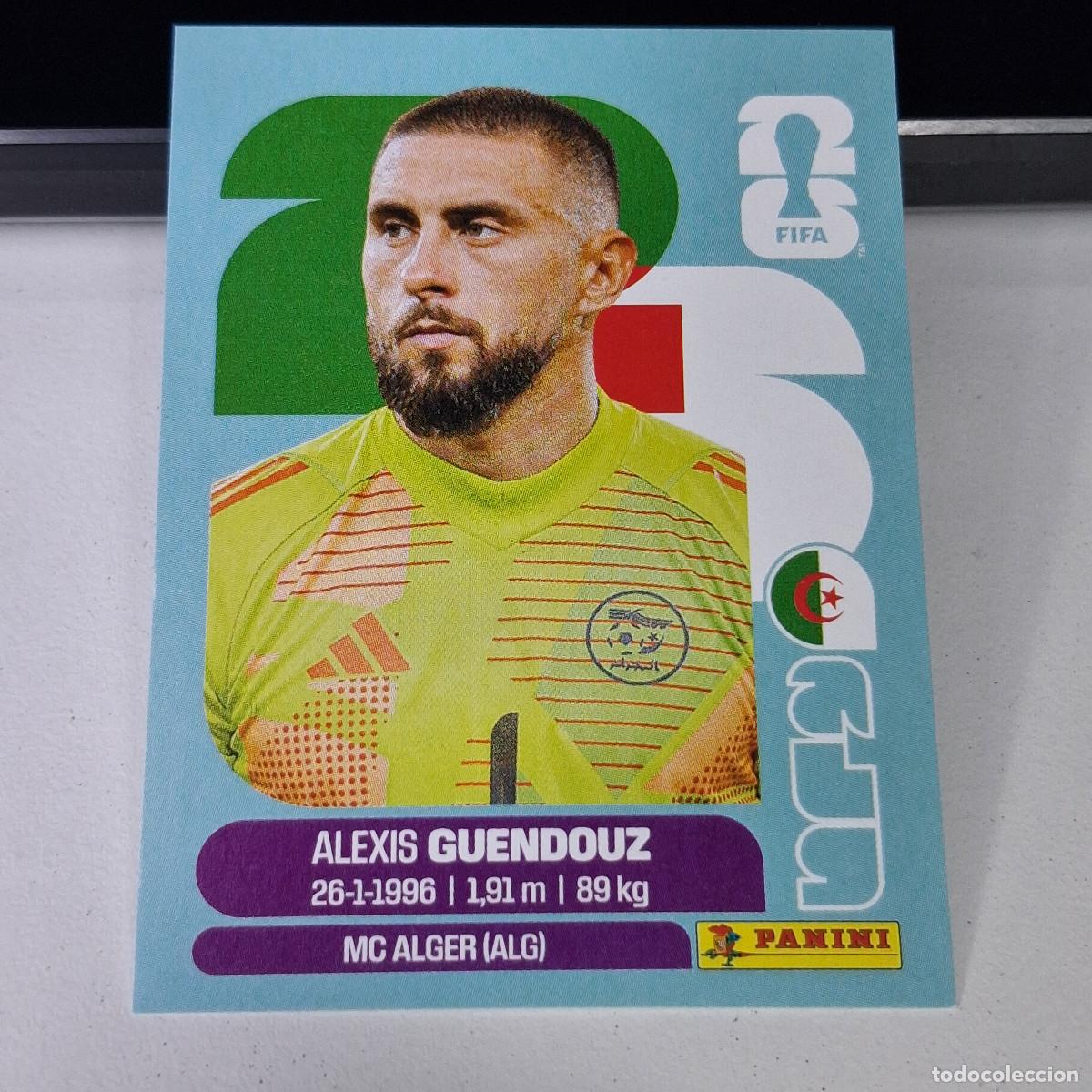 Cromos de F&uacute;tbol: B1 ALG2 ALEXIS GUENDOUZ 2 ARGELIA ALGERIA ALG MUNDIAL FIFA WORLD CUP 2026 STICKER PANINI