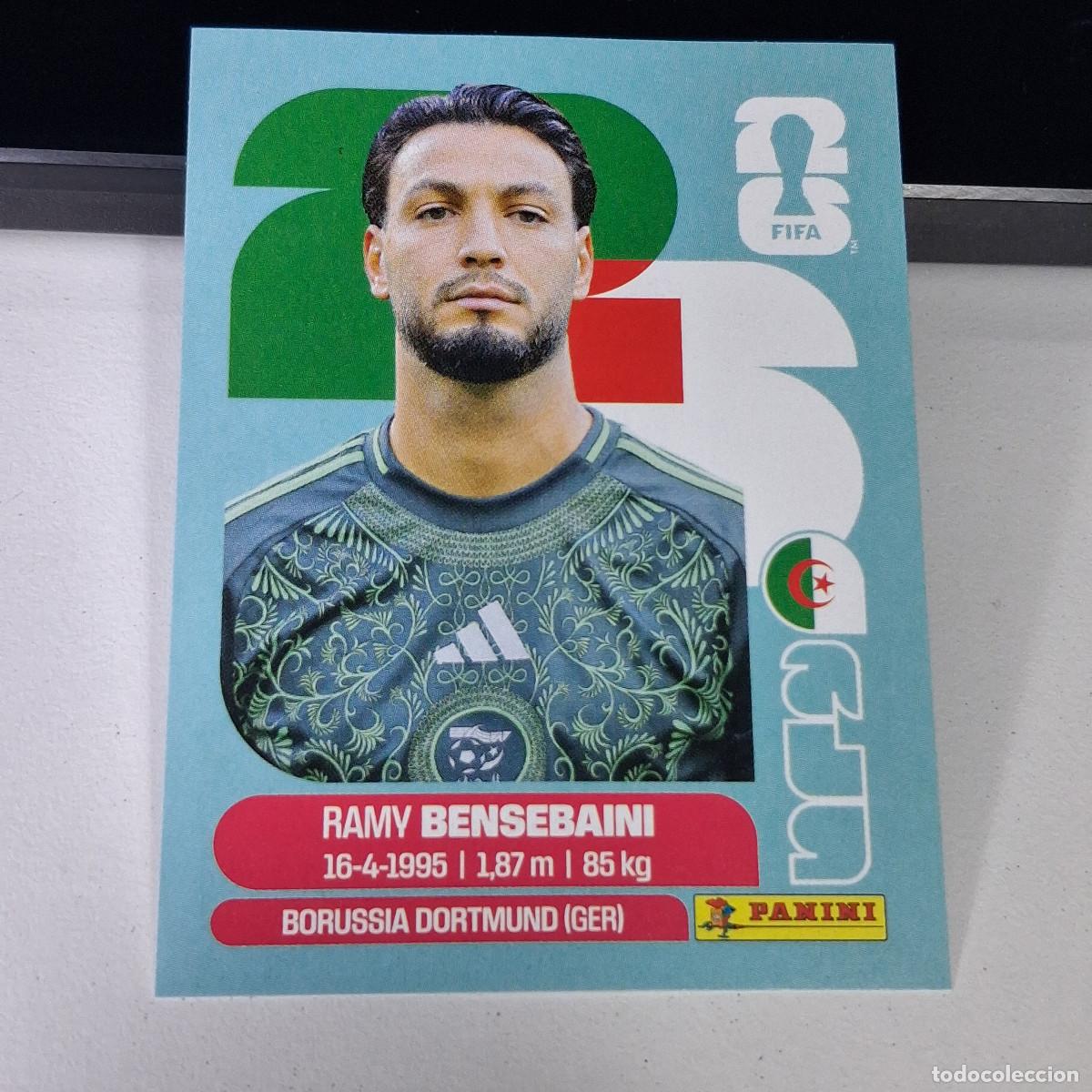 Cromos de F&uacute;tbol: B1 ALG 3 ALG3 RAMY BENSEBAINI ARGELIA ALGERIA ALG MUNDIAL FIFA WORLD CUP 2026 STICKER PANINI