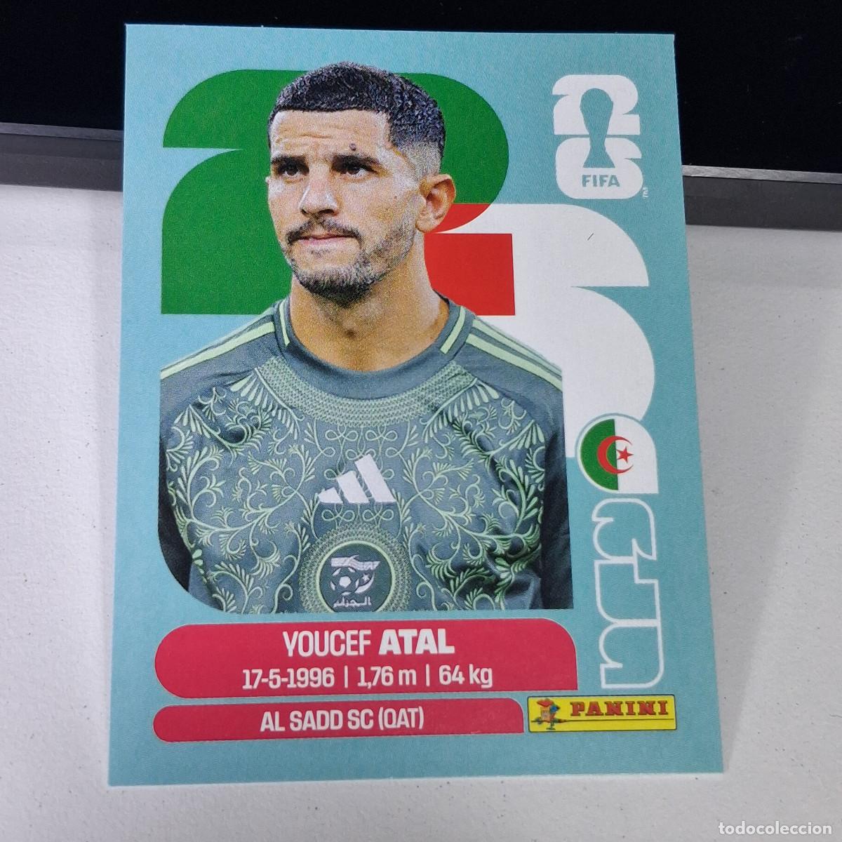 Cromos de F&uacute;tbol: B1 ALG4 YOUCEF ATAL 4 ARGELIA ALGERIA ALG MUNDIAL FIFA WORLD CUP 2026 STICKER PANINI
