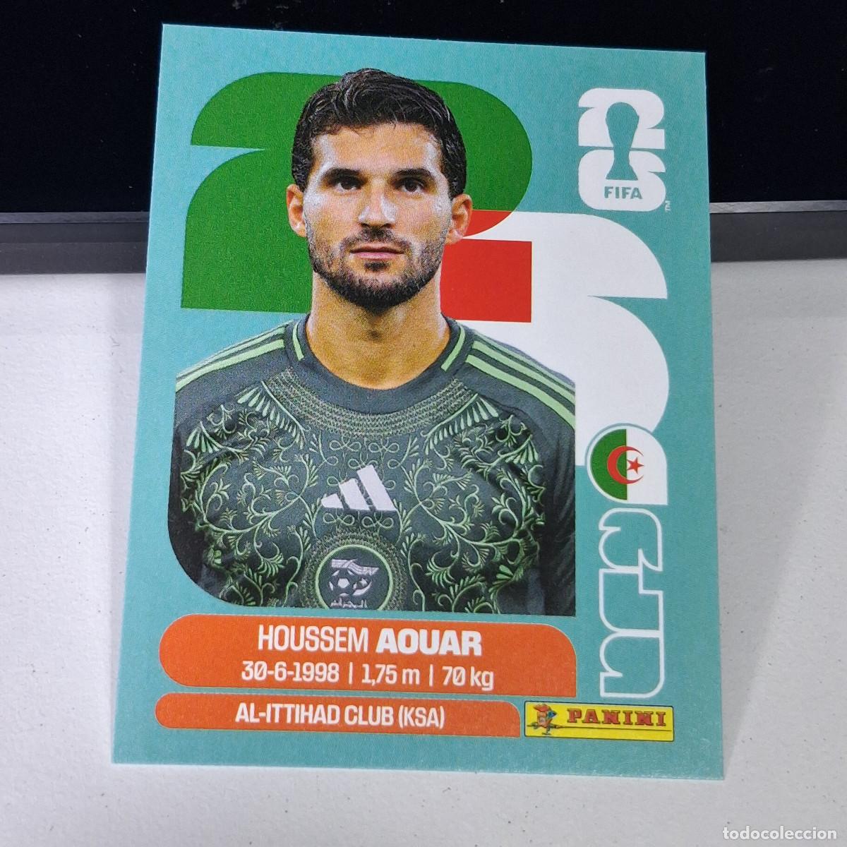 Cromos de F&uacute;tbol: B1 ALG9 HOUSSEM AOUAR 9 ARGELIA ALGERIA ALG MUNDIAL FIFA WORLD CUP 2026 STICKER PANINI