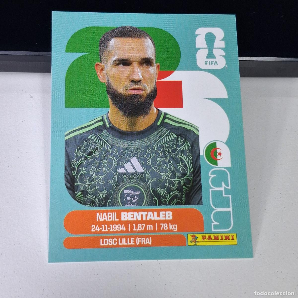 Cromos de F&uacute;tbol: B1 ALG12 NABIL BENTALAB 12 ARGELIA ALGERIA ALG MUNDIAL FIFA WORLD CUP 2026 STICKER PANINI
