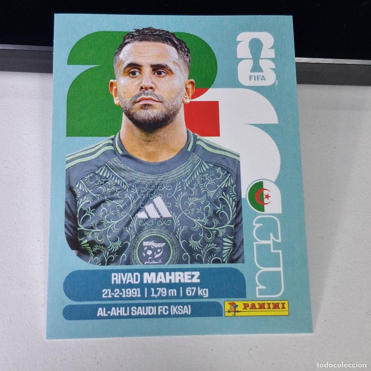 Cromos de F&uacute;tbol: B1 ALG15 RIYAD MAHREZ 15 ARGELIA ALGERIA ALG MUNDIAL FIFA WORLD CUP 2026 STICKER PANINI