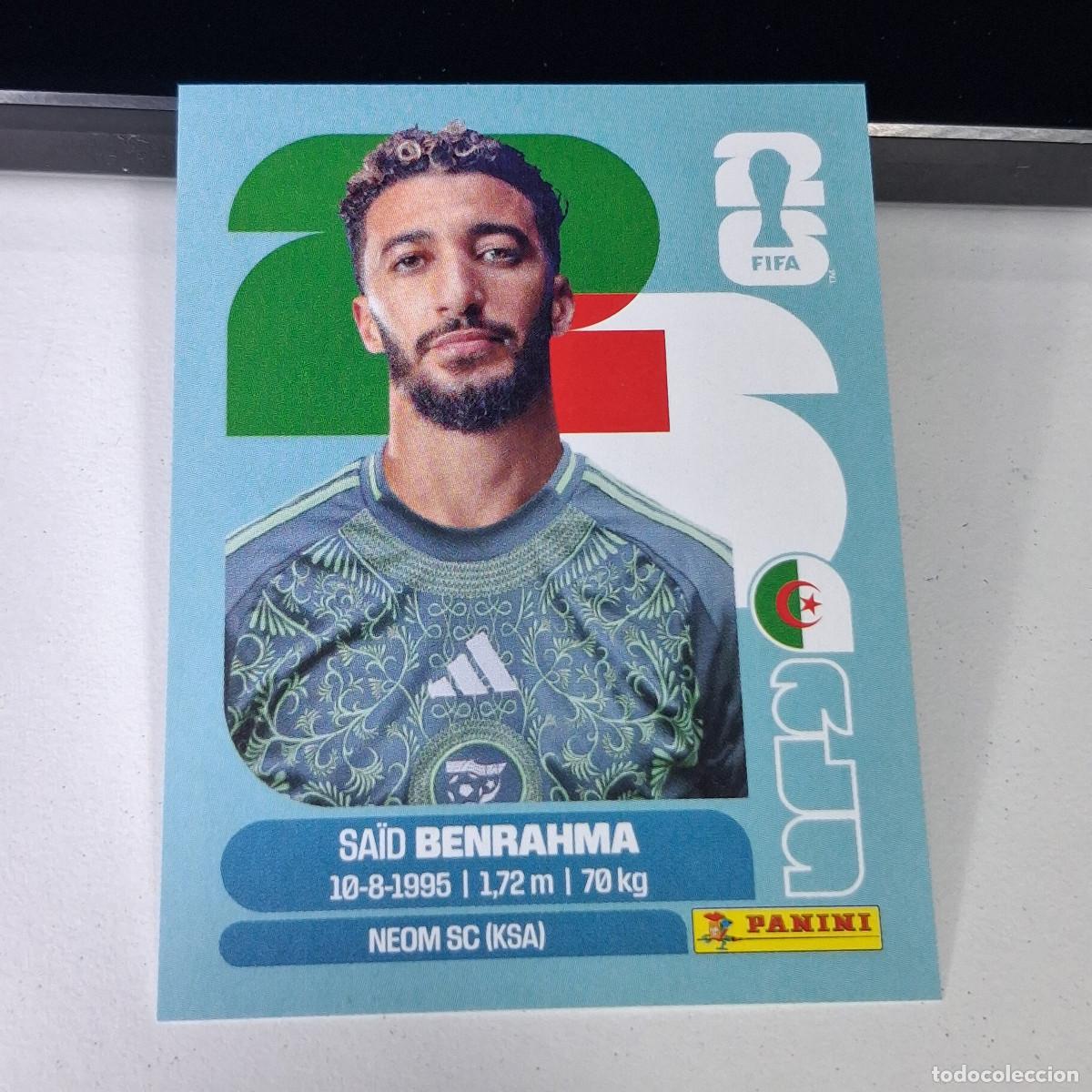 Cromos de F&uacute;tbol: B1 ALG16 ALG 16 BENRAHMA ARGELIA ALGERIA ALG MUNDIAL FIFA WORLD CUP 2026 STICKER PANINI