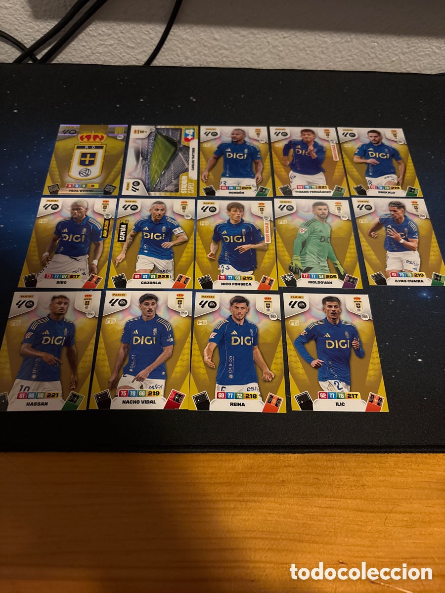 Cromos de F&uacute;tbol: Real Oviedo Adrenalyn XL 2025/26