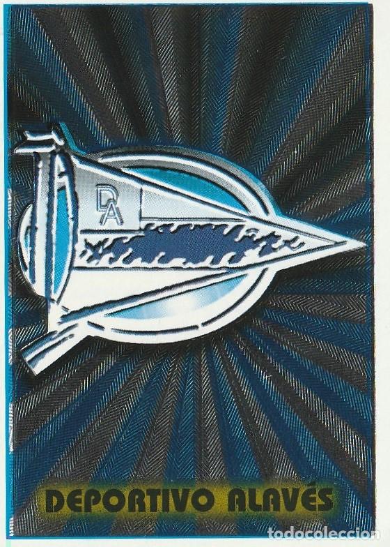 Fu&szlig;ball-Sticker: PANINI 98-99. ESCUDO ALAV&Eacute;S. NUNCA PEGADO.