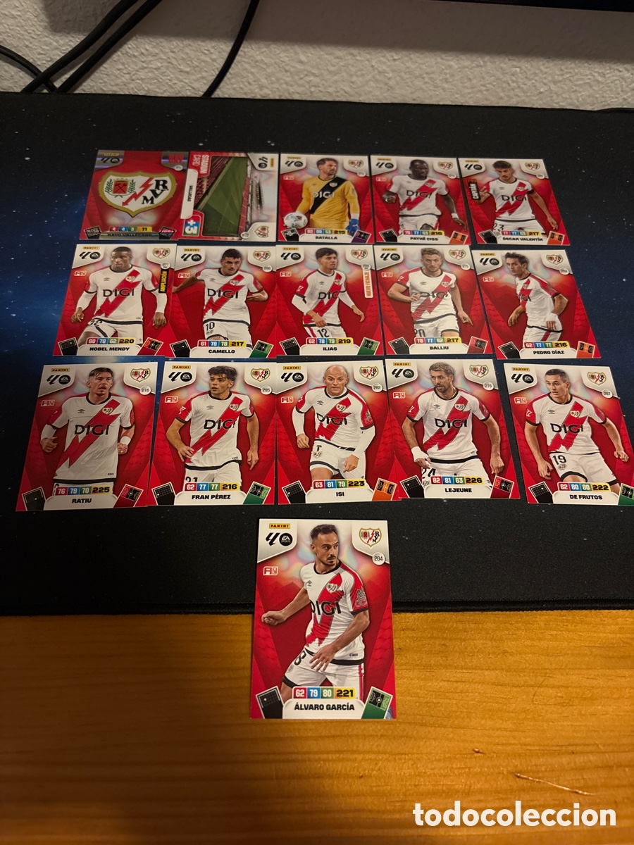 Fu&szlig;ball-Sticker: Rayo Vallecano Adrenalyn XL 2025/26