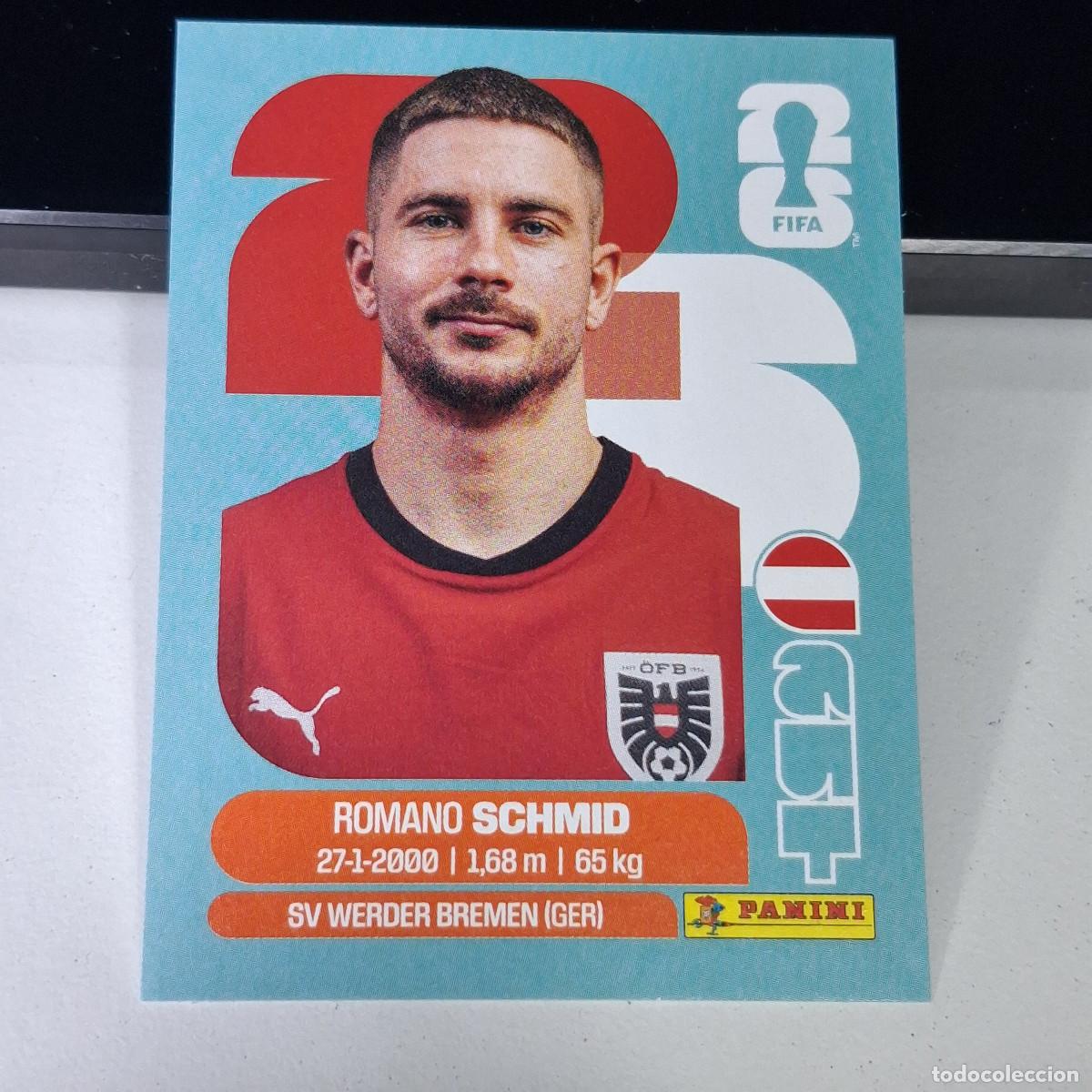 Cromos de F&uacute;tbol: B1 AUT 16 AUT16 ROMANO SCHMID AUSTRIA AUT MUNDIAL FIFA WORLD CUP 2026 STICKER PANINI