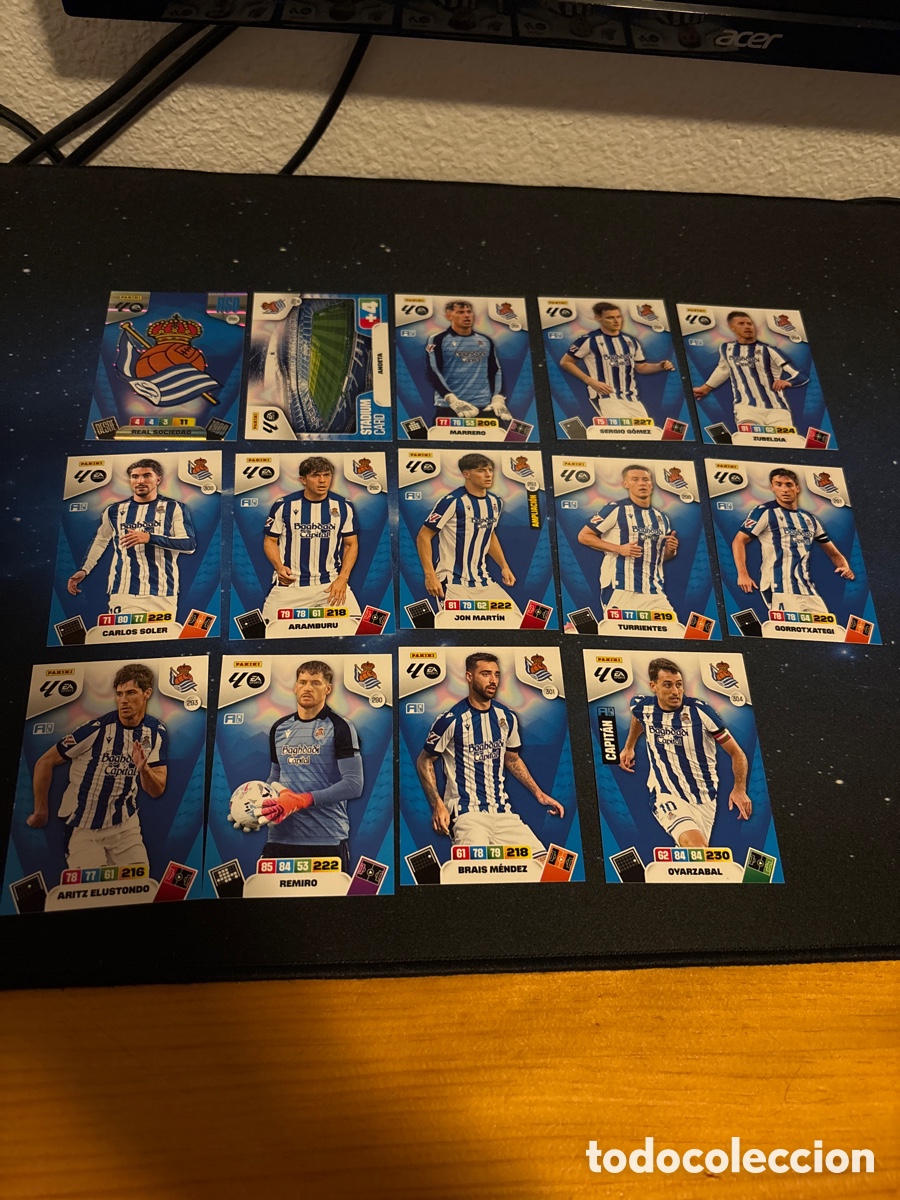 Cromos de F&uacute;tbol: Real Sociedad Adrenalyn XL 2025/26