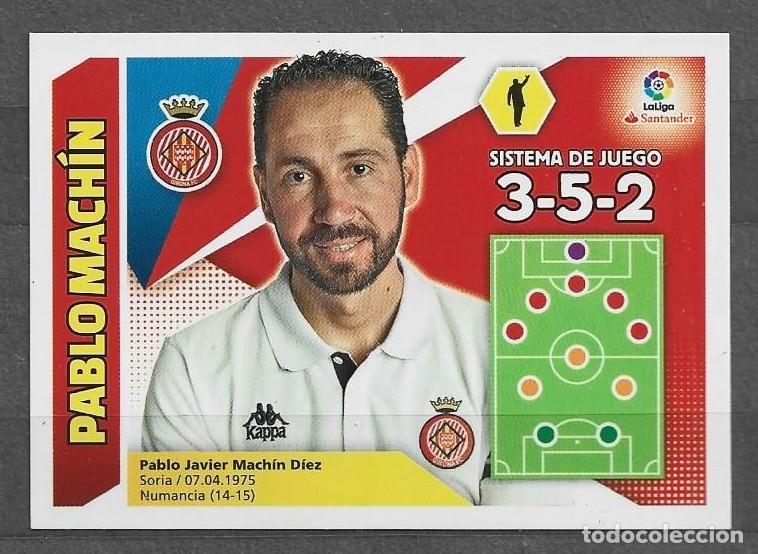 Cromos de F&uacute;tbol: Liga Este 2017/18 - Pablo Mach&iacute;n - N&ordm; 22 - Girona F.C