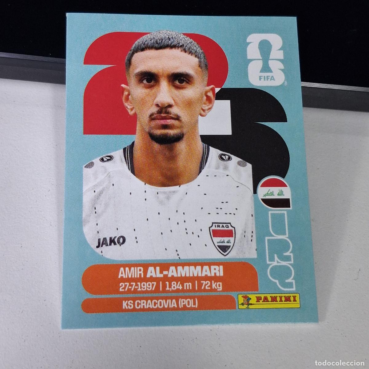Cromos de F&uacute;tbol: B1 IRQ 10 IRQ10 AMIR AL-AMMARI IRAQ IRQ MUNDIAL FIFA WORLD CUP 2026 STICKER PANINI