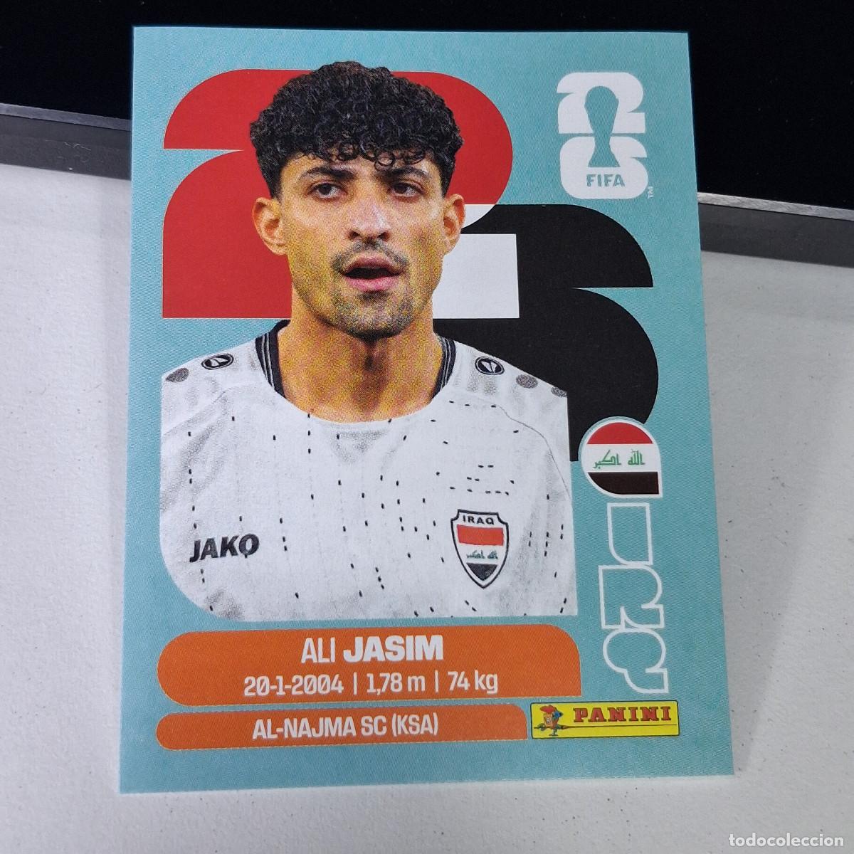 Cromos de F&uacute;tbol: B1 IRQ 12 IRQ12 ALI JASIM IRAQ IRQ MUNDIAL FIFA WORLD CUP 2026 STICKER PANINI