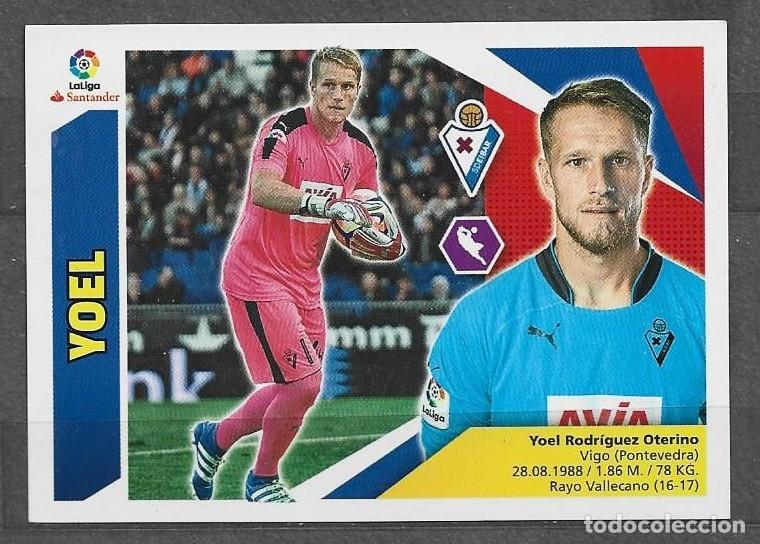 Cromos de F&uacute;tbol: Liga Este 2017/18 - Yoel - N&ordm; 2 - S.D. Eibar