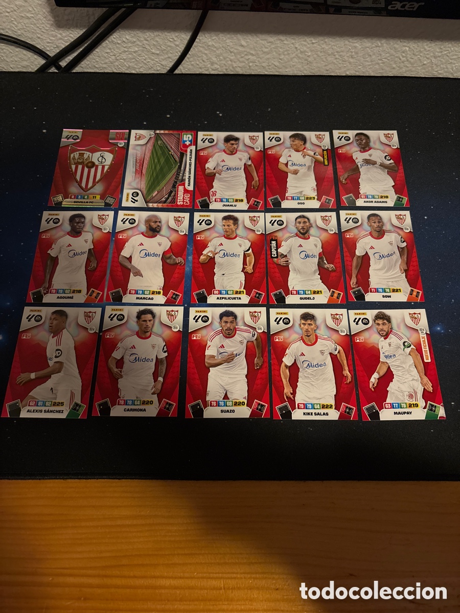 Cromos de F&uacute;tbol: Sevilla Adrenalyn XL 2025/26
