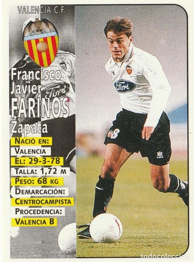 Cromos de F&uacute;tbol: PANINI 98-99. FARIN&Oacute;S. NUNCA PEGADO.