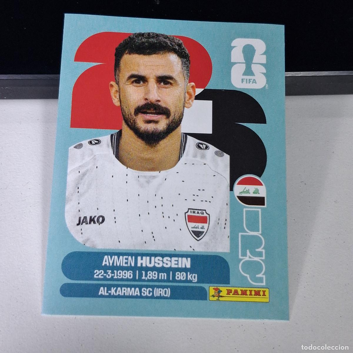 Cromos de F&uacute;tbol: B1 IRQ 19 IRQ19 AYMEN HUSSEIN IRAQ IRQ MUNDIAL FIFA WORLD CUP 2026 STICKER PANINI