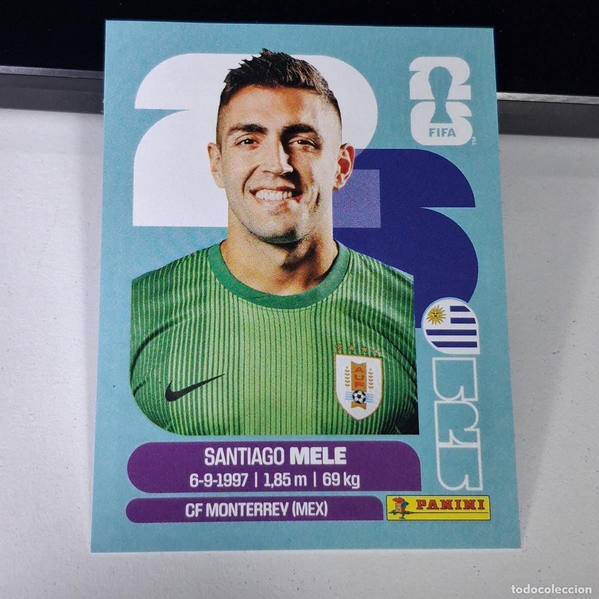 Cromos de F&uacute;tbol: B1 URU3 SANTIAGO MELE 3 URUGUAY URU MUNDIAL FIFA WORLD CUP 2026 STICKER PANINI