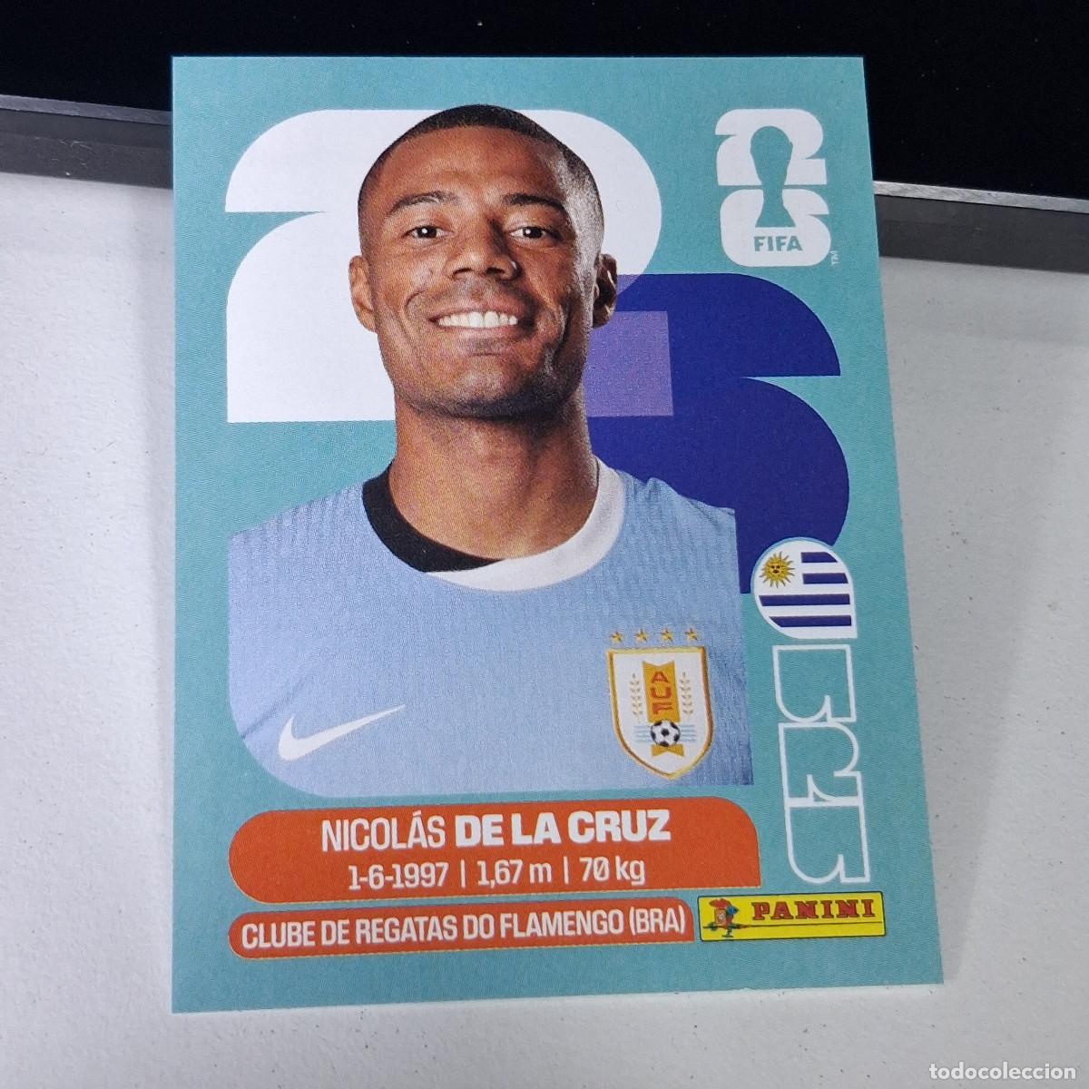 Cromos de F&uacute;tbol: B1 URU15 NICOL&Aacute;S DE LA CRUZ 15 URUGUAY URU MUNDIAL FIFA WORLD CUP 2026 STICKER PANINI