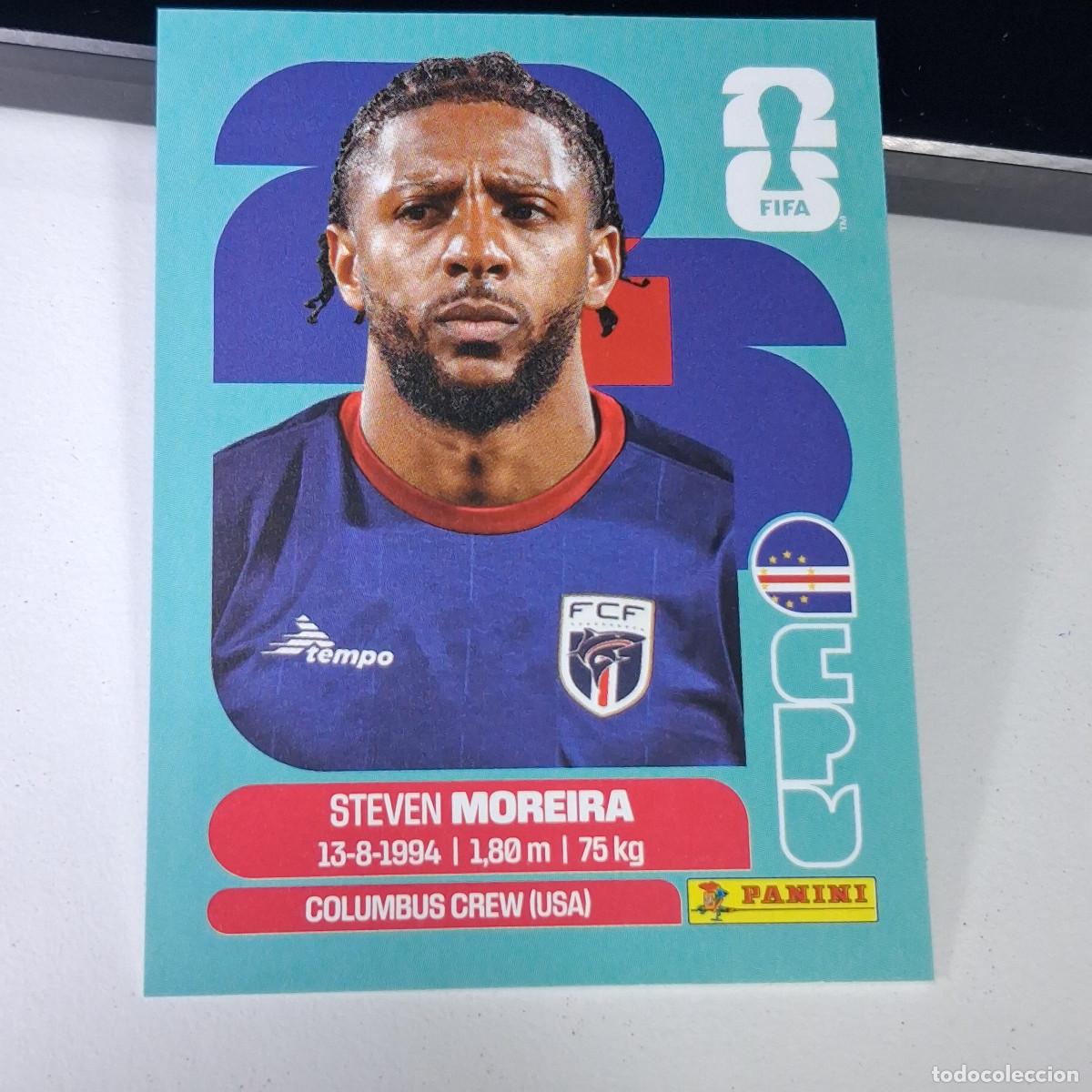 Cromos de F&uacute;tbol: B1 CPV 6 CPV6 STEVEN MOREIRA CABO VERDE CAPE CPV MUNDIAL FIFA WORLD CUP 2026 STICKER PANINI