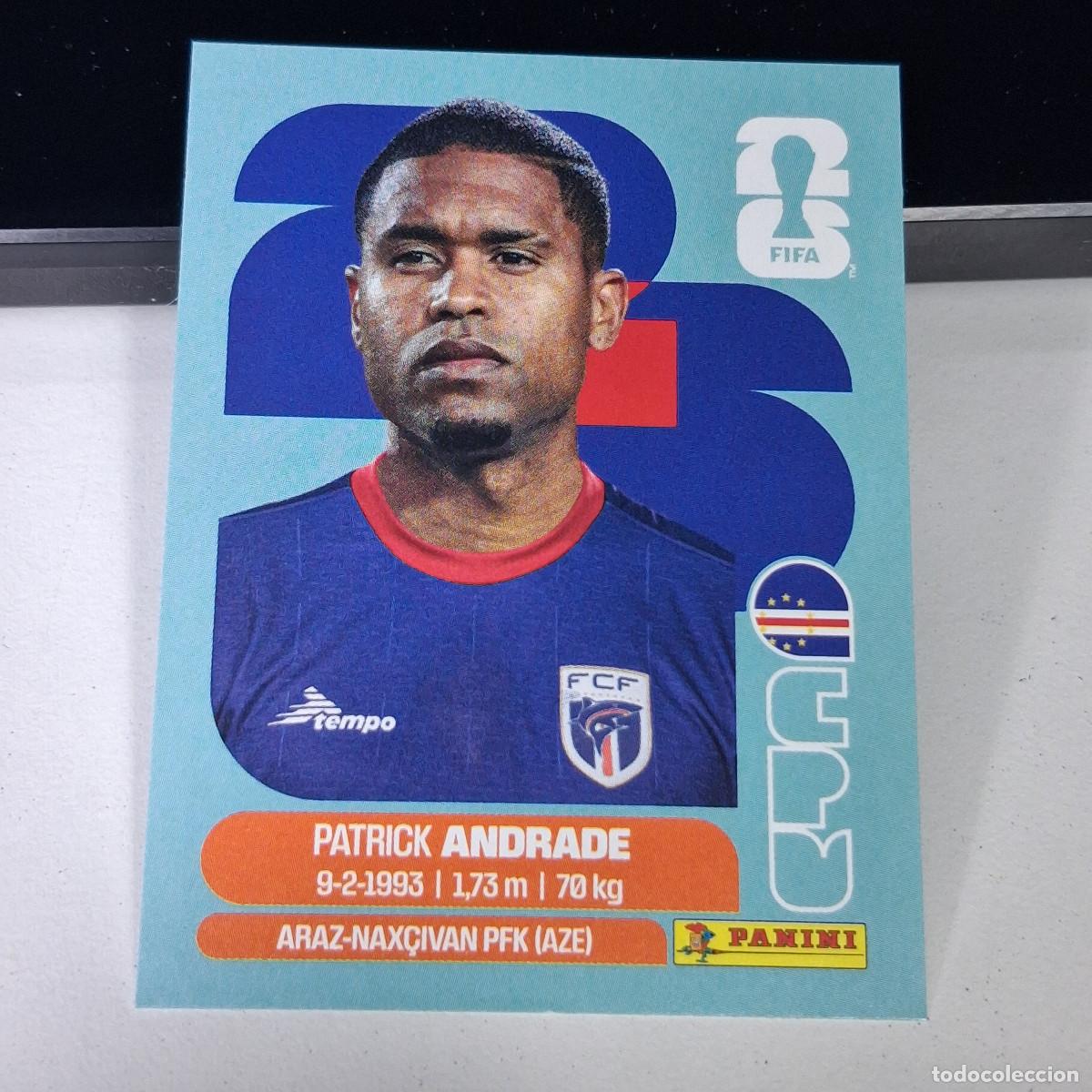 Cromos de F&uacute;tbol: B1 CPV11 PATRICK ANDRADE 11 CABO VERDE CAPE CPV MUNDIAL FIFA WORLD CUP 2026 STICKER PANINI