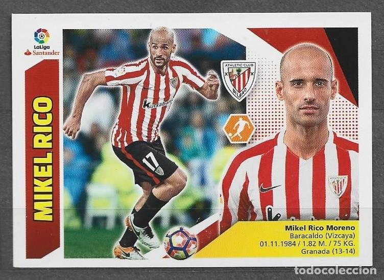Cromos de F&uacute;tbol: Liga Este 2017/18 - Mikel Rico - N&ordm; 10b - Athletic Club