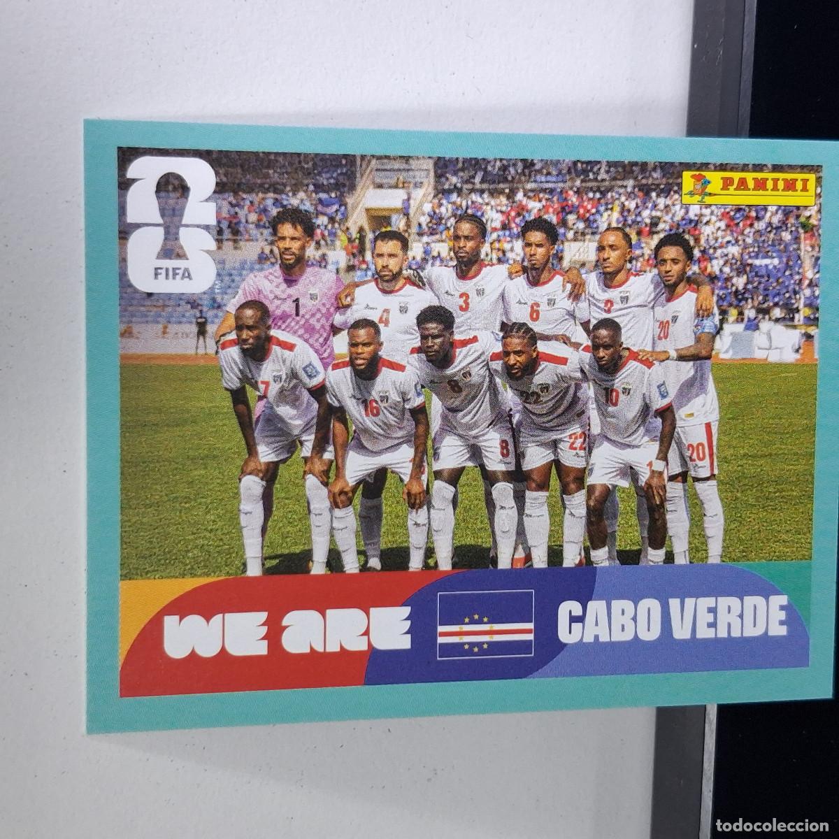 Cromos de F&uacute;tbol: B1 CPV13 TEAM PHOTO EQUIPO 13 CABO VERDE CAPE CPV MUNDIAL FIFA WORLD CUP 2026 STICKER PANINI