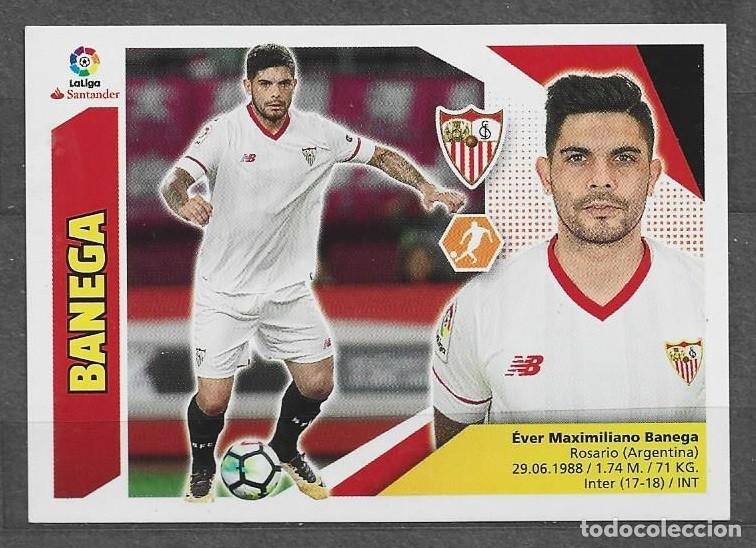 Cromos de F&uacute;tbol: Liga Este 2017/18 - Banega - N&ordm; 8 - Sevilla F.C ( U Fichajes )