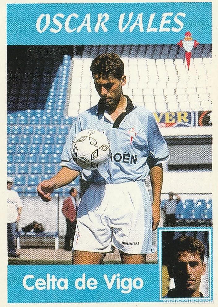 Cromos de F&uacute;tbol: PANINI 97-98. FICHAJE 337 &Oacute;SCAR VALES. NUNCA PEGADO.