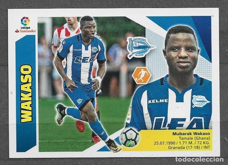 Cromos de F&uacute;tbol: Liga Este 2017/18 - Wakaso - N&ordm; 20 - D. Alav&eacute;s ( U Fichajes )