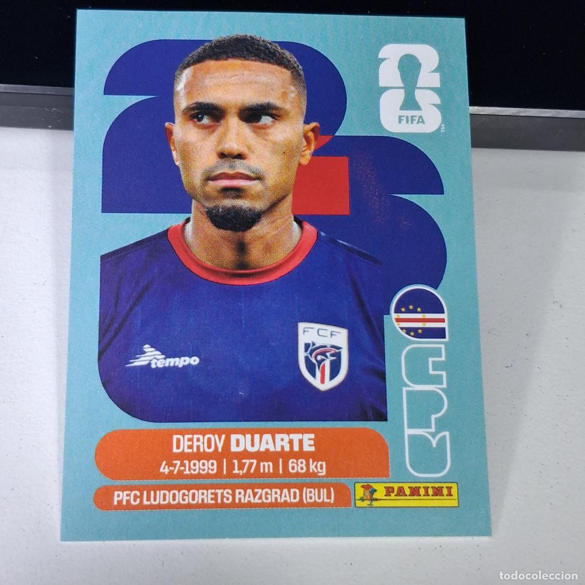 Cromos de F&uacute;tbol: B1 CPV14 DEROY DUARTE 14 CABO VERDE CAPE CPV MUNDIAL FIFA WORLD CUP 2026 STICKER PANINI