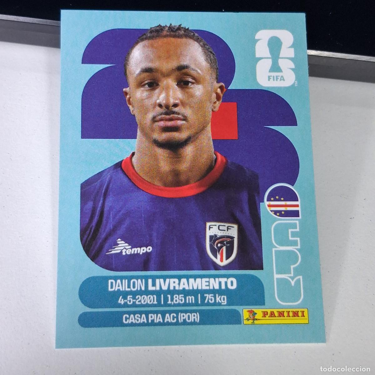 Cromos de F&uacute;tbol: B1 CPV 18 CPV18 DAILON LIVRAMENTO CABO VERDE CAPE CPV MUNDIAL FIFA WORLD CUP 2026 STICKER PANINI