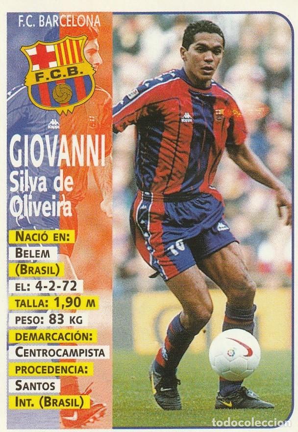 Cromos de F&uacute;tbol: PANINI 98-99 GIOVANNI. NUNCA PEGADO.