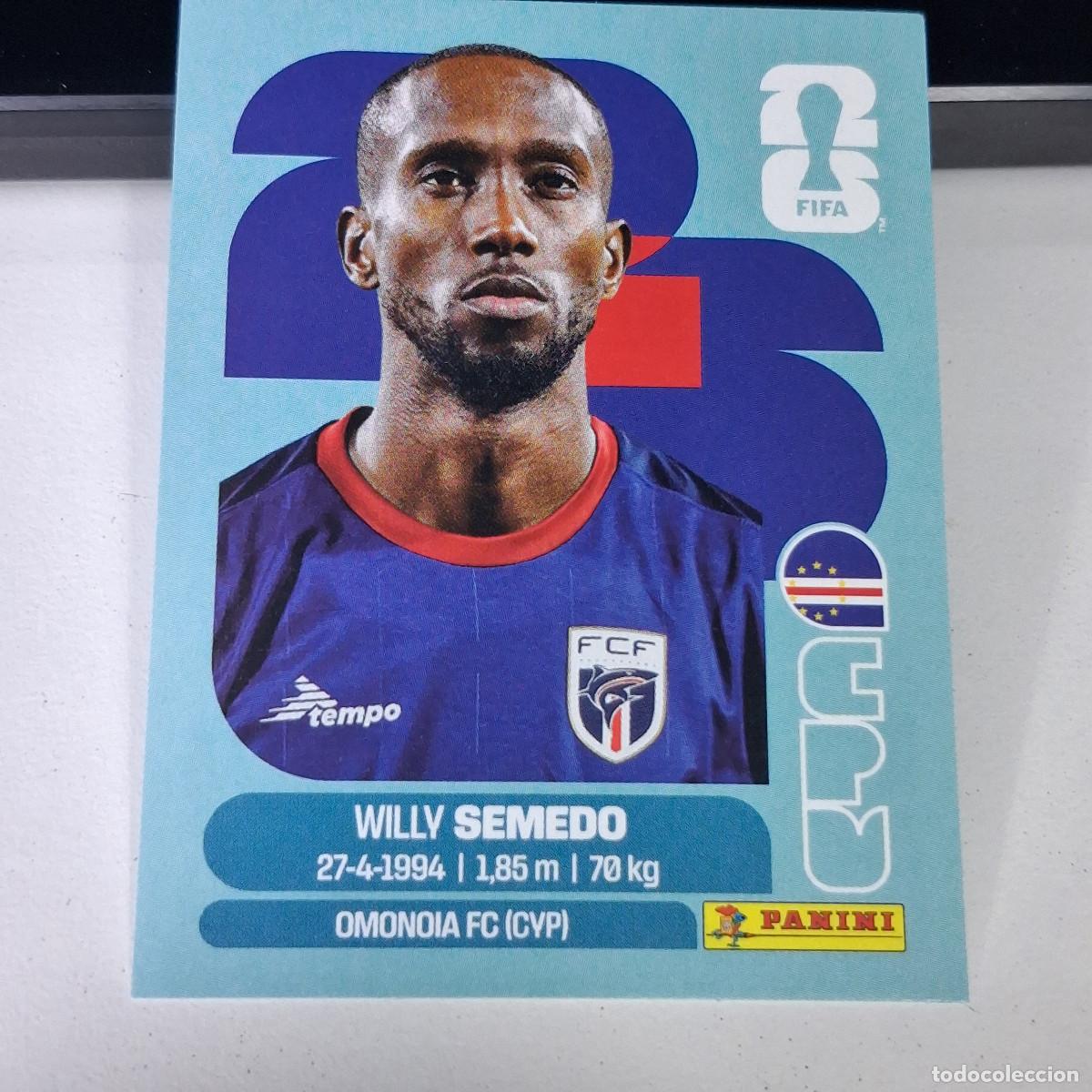 Cromos de F&uacute;tbol: B1 CPV 19 CPV19 WILLY SEMEDO CABO VERDE CAPE CPV MUNDIAL FIFA WORLD CUP 2026 STICKER PANINI