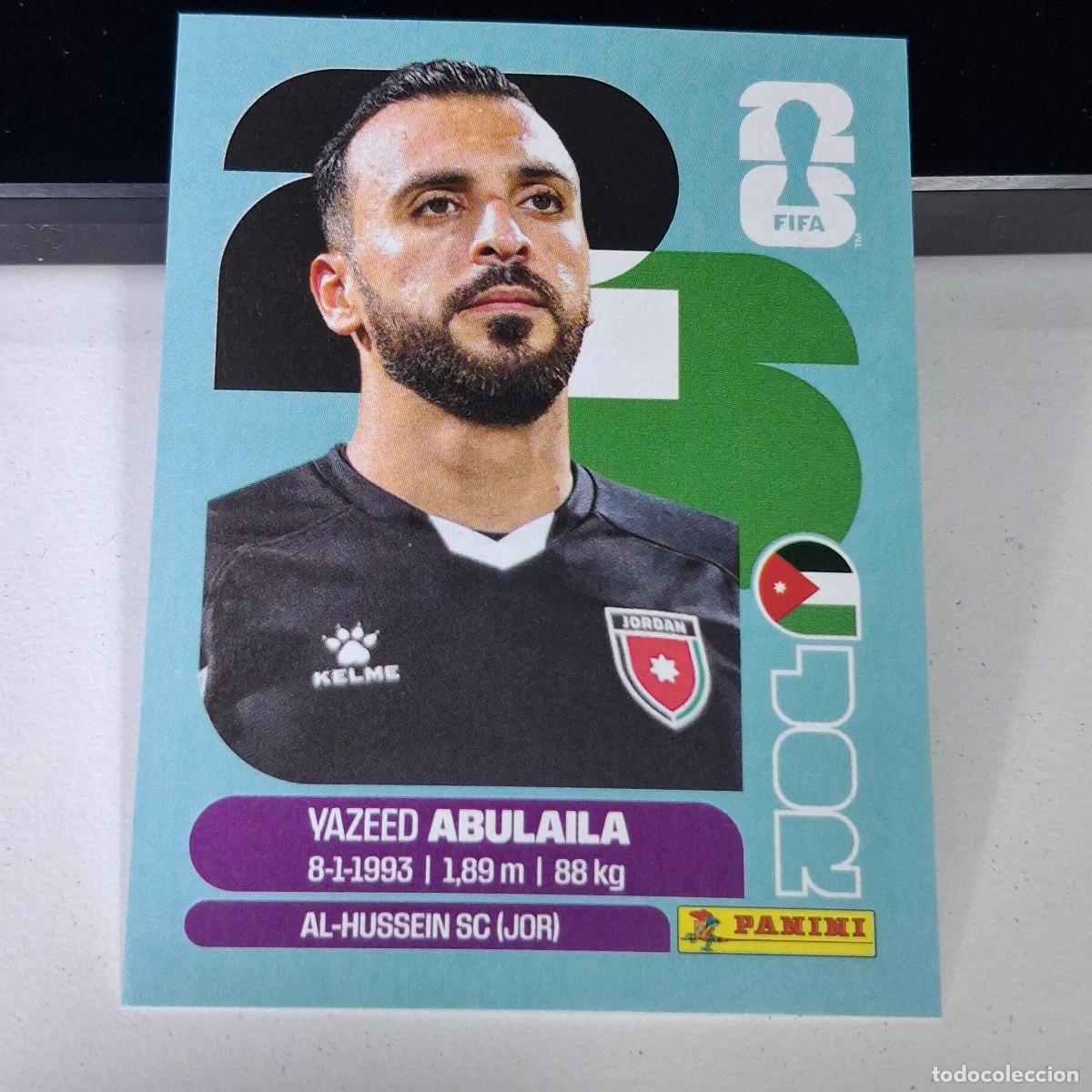 Cromos de F&uacute;tbol: B1 JOR 2 JOR2 YAZEED ABULAILA JORDANIA JOR MUNDIAL FIFA WORLD CUP 2026 STICKER PANINI
