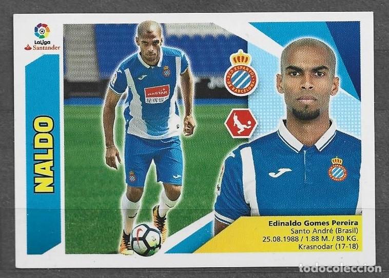 Cromos de F&uacute;tbol: Liga Este 2017/18 - Naldo - N&ordm; 32 - R.C.D. Espa&ntilde;ol ( U Fichajes )