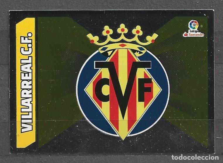 Cromos de F&uacute;tbol: Liga Este 2017/18 - Escudo - N&ordm; 39 - Villarreal C.F.