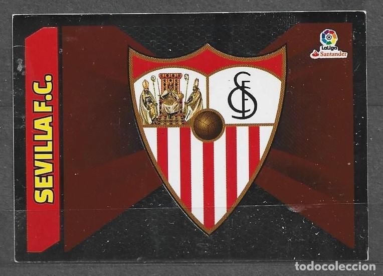 Cromos de F&uacute;tbol: Liga Este 2017/18 - Escudo - N&ordm; 35 - Sevilla F.C.