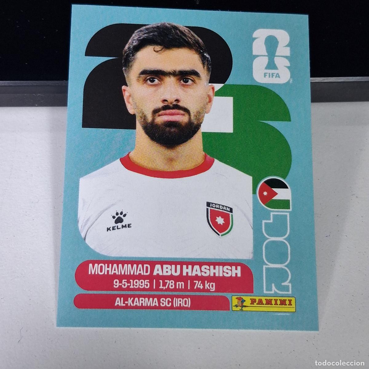 Cromos de F&uacute;tbol: B1 JOR 4 JOR4 MOHAMMAD ABU HASHISH JORDANIA JOR MUNDIAL FIFA WORLD CUP 2026 STICKER PANINI