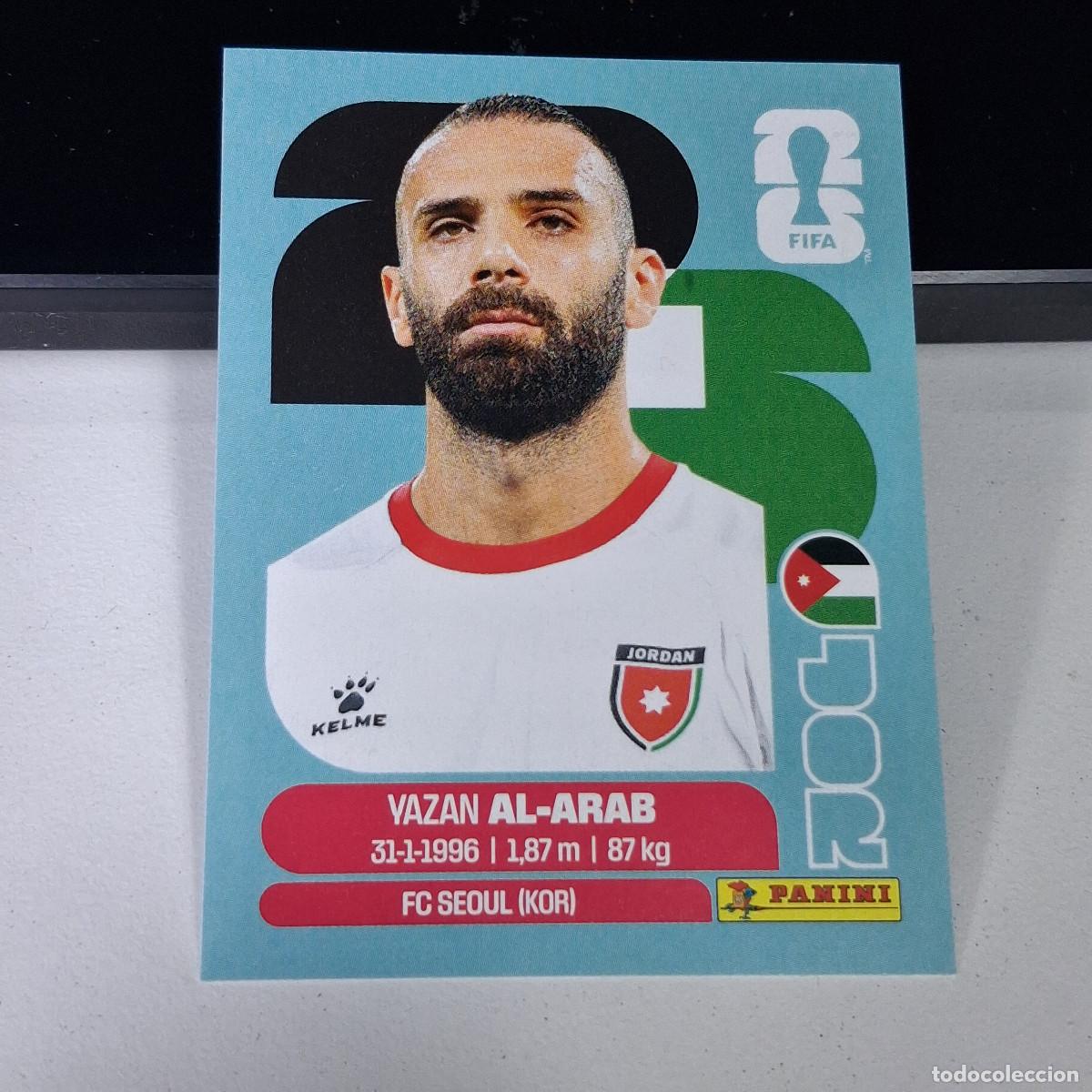 Cromos de F&uacute;tbol: B1 JOR 5 JOR5 YAZAN AL-ARAB JORDANIA JOR MUNDIAL FIFA WORLD CUP 2026 STICKER PANINI