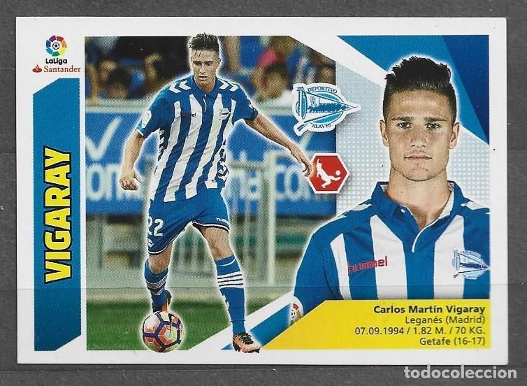 Cromos de F&uacute;tbol: Liga Este 2017/18 - Vigaray - N&ordm; 3 - D. Alav&eacute;s
