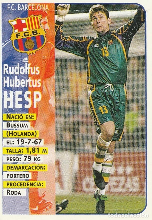 Cromos de F&uacute;tbol: PANINI 98-99 HESP. NUNCA PEGADO.